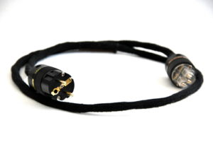 High end silver power cable