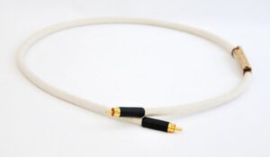 Silver Coaxial Audio Cable