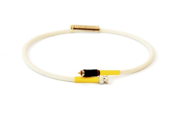 BNC to RCA Silver Audio Cable